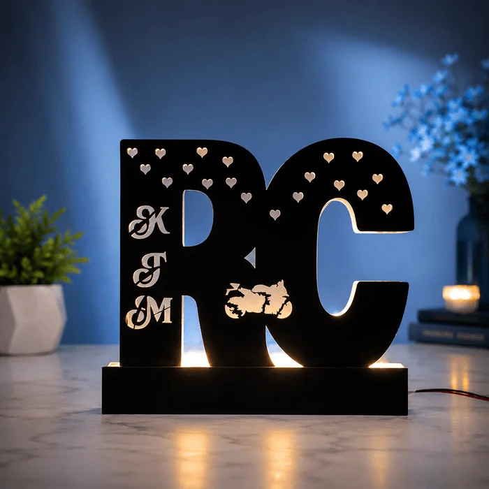 Personalized Alphabet LED Lamp