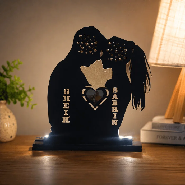 Personalized Couple Photo LED Lamp