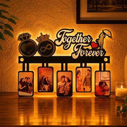 Personalized Family Multi-Photo Hanging Frame