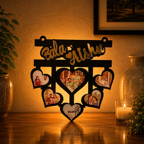 Personalized Heart Hanging Frame