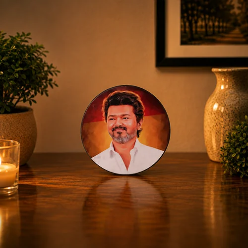 Personalized Round Photo Fridge Magnet